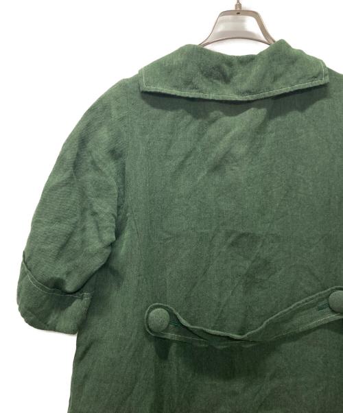 susuri（ススリ）susuri (ススリ) クルーズドレス/リネンロングワンピース グリーン サイズ:１の古着・服飾アイテム