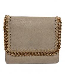 STELLA McCARTNEY（ステラマッカートニー）の古着「Falabella/ファラベラ3つ折り財布」｜ベージュ
