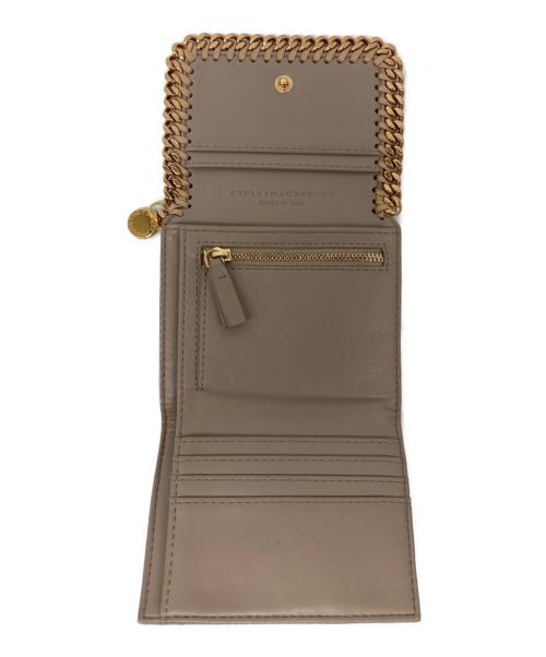 STELLA McCARTNEY（ステラマッカートニー）STELLA McCARTNEY (ステラマッカートニー) Falabella/ファラベラ3つ折り財布 ベージュの古着・服飾アイテム