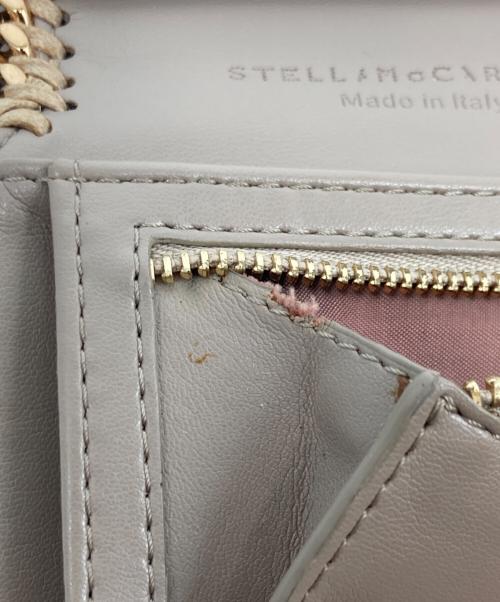 STELLA McCARTNEY（ステラマッカートニー）STELLA McCARTNEY (ステラマッカートニー) Falabella/ファラベラ3つ折り財布 ベージュの古着・服飾アイテム
