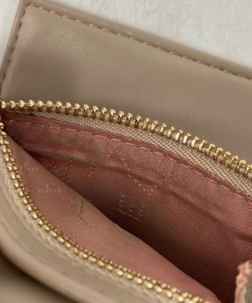 STELLA McCARTNEY（ステラマッカートニー）STELLA McCARTNEY (ステラマッカートニー) Falabella/ファラベラ3つ折り財布 ベージュの古着・服飾アイテム