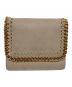 STELLA McCARTNEY（ステラマッカートニー）の古着「Falabella/ファラベラ3つ折り財布」｜ベージュ