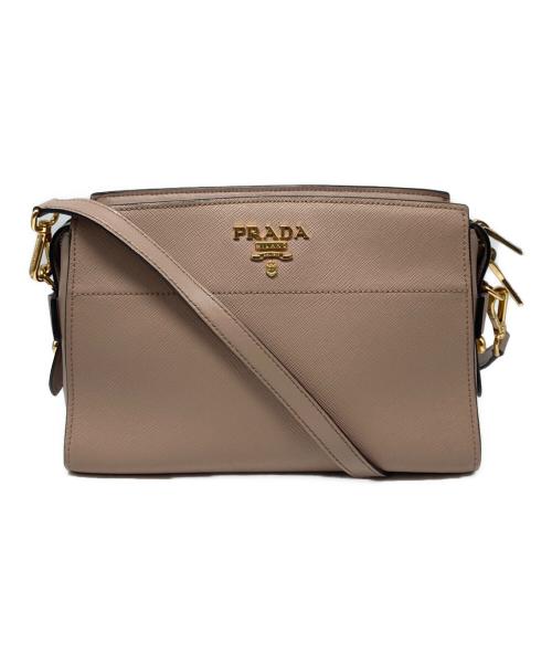 PRADA（プラダ）PRADA (プラダ) サフィアーノ/ショルダーバッグ ピンクの古着・服飾アイテム