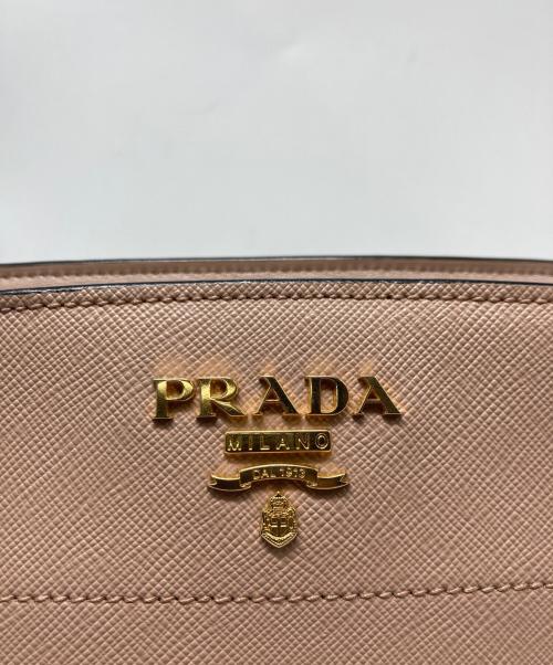 PRADA（プラダ）PRADA (プラダ) サフィアーノ/ショルダーバッグ ピンクの古着・服飾アイテム