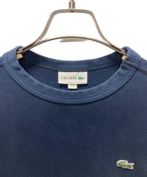 LACOSTE（ラコステ）LACOSTE (ラコステ) プレミアムコットン クルーネック スウェット ネイビー サイズ:Mの古着・服飾アイテム