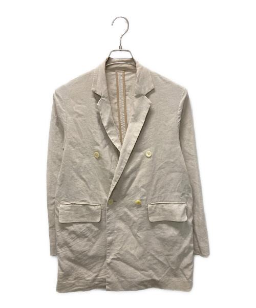 SLOBE IENA（スローブ イエナ）SLOBE IENA (スローブ イエナ) 麻/ポリテーラードジャケット ベージュ サイズ:FREEの古着・服飾アイテム