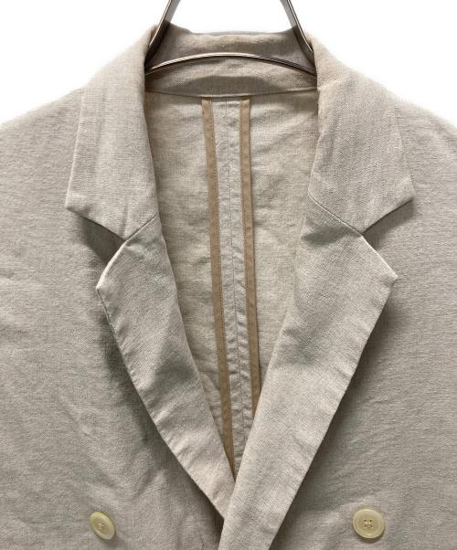 SLOBE IENA（スローブ イエナ）SLOBE IENA (スローブ イエナ) 麻/ポリテーラードジャケット ベージュ サイズ:FREEの古着・服飾アイテム