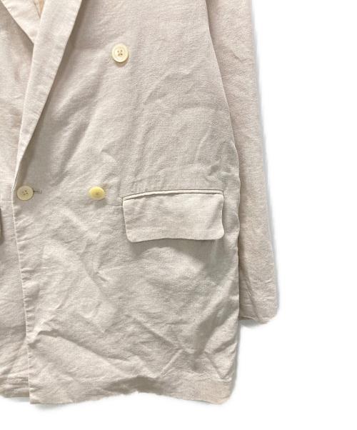 SLOBE IENA（スローブ イエナ）SLOBE IENA (スローブ イエナ) 麻/ポリテーラードジャケット ベージュ サイズ:FREEの古着・服飾アイテム