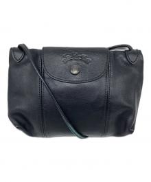 LONGCHAMP（ロンシャン）の古着「LE PLIAGE CUIR」｜ブラック