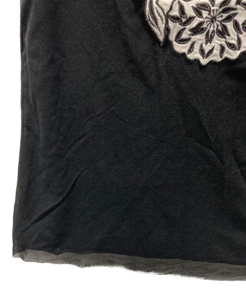 VIVIENNE TAM（ヴィヴィアンタム）VIVIENNE TAM (ヴィヴィアンタム) スタンドカラーパワーネットカットソー ブラック サイズ:SIZE 0の古着・服飾アイテム