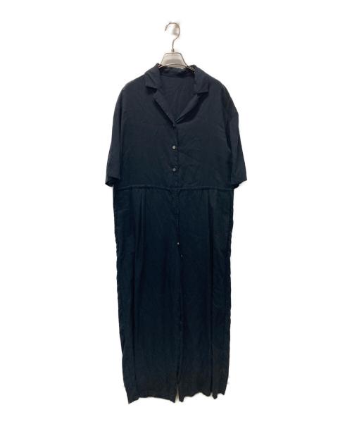 SLOBE IENA（スローブ イエナ）SLOBE IENA (スローブ イエナ) ハーフスリーブオールインワン ネイビー サイズ:Mの古着・服飾アイテム