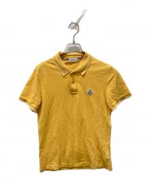 MONCLER（モンクレール）の古着「MAGLIA POLO MANICA CORTA ポロシャツ」｜イエロー