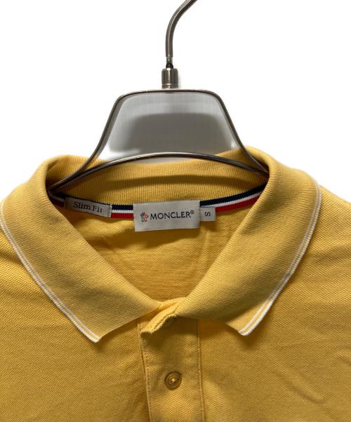 MONCLER（モンクレール）MONCLER (モンクレール) MAGLIA POLO MANICA CORTA ポロシャツ イエロー サイズ:Sの古着・服飾アイテム