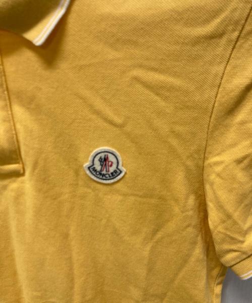MONCLER（モンクレール）MONCLER (モンクレール) MAGLIA POLO MANICA CORTA ポロシャツ イエロー サイズ:Sの古着・服飾アイテム
