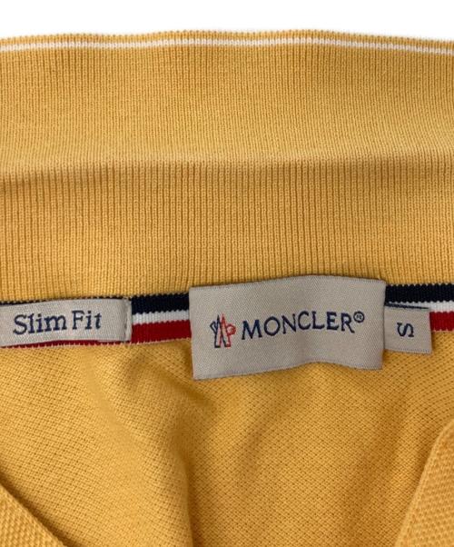 MONCLER（モンクレール）MONCLER (モンクレール) MAGLIA POLO MANICA CORTA ポロシャツ イエロー サイズ:Sの古着・服飾アイテム