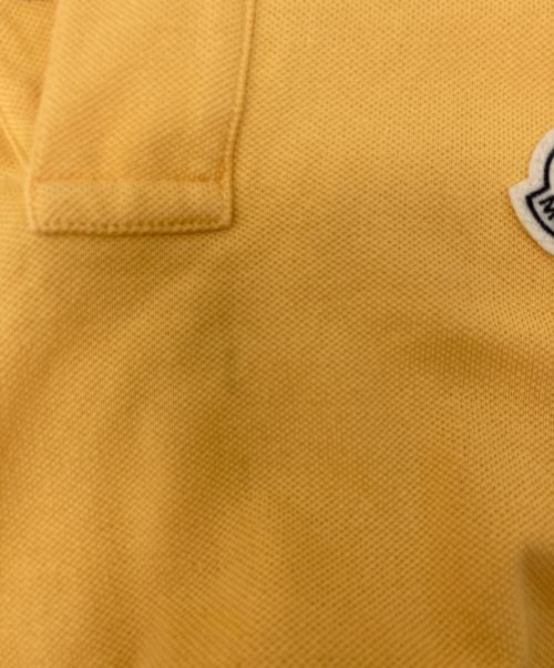 MONCLER（モンクレール）MONCLER (モンクレール) MAGLIA POLO MANICA CORTA ポロシャツ イエロー サイズ:Sの古着・服飾アイテム