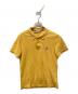 MONCLER（モンクレール）の古着「MAGLIA POLO MANICA CORTA ポロシャツ」｜イエロー