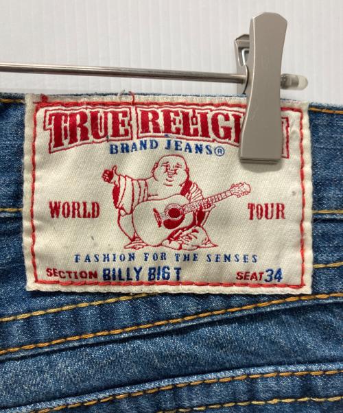 TRUE RELIGION（トゥルー レリジョン）TRUE RELIGION (トゥルー レリジョン) BILLY BIG T/フレアデニムパンツ インディゴ サイズ:34の古着・服飾アイテム