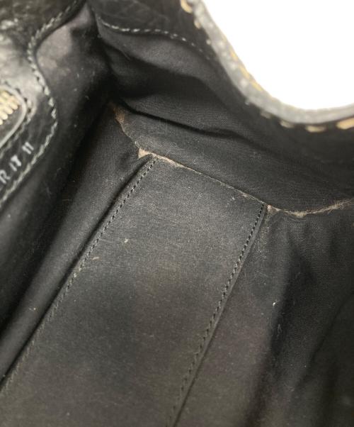 TOD'S（トッズ）TOD'S (トッズ) ステッチハンドバッグ ブラックの古着・服飾アイテム
