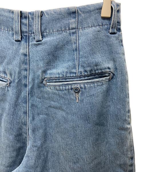 SLOBE IENA（スローブ イエナ）SLOBE IENA (スローブ イエナ) LEDENIM TUCK TROUSERデニム インディゴ サイズ:34 未使用品の古着・服飾アイテム