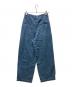 SLOBE IENA (スローブ イエナ) LEDENIM TUCK TROUSERデニム インディゴ サイズ:34 未使用品：7000円