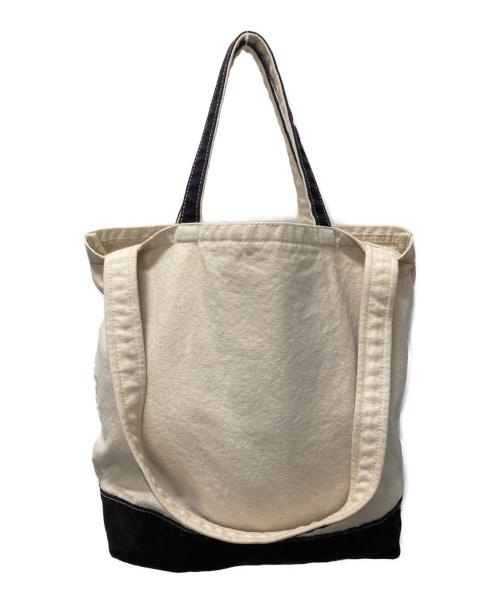UNDERCOVERISM（アンダーカバーイズム）UNDERCOVERISM (アンダーカバーイズム) GURUGURU 2WAY キャンバストートバッグ ベージュ×ブラックの古着・服飾アイテム