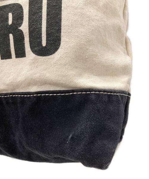 UNDERCOVERISM（アンダーカバーイズム）UNDERCOVERISM (アンダーカバーイズム) GURUGURU 2WAY キャンバストートバッグ ベージュ×ブラックの古着・服飾アイテム