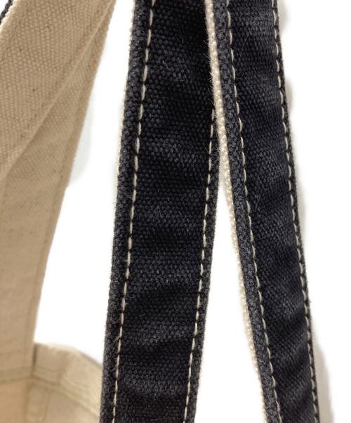 UNDERCOVERISM（アンダーカバーイズム）UNDERCOVERISM (アンダーカバーイズム) GURUGURU 2WAY キャンバストートバッグ ベージュ×ブラックの古着・服飾アイテム