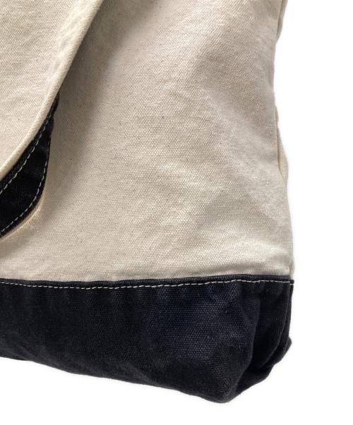 UNDERCOVERISM（アンダーカバーイズム）UNDERCOVERISM (アンダーカバーイズム) GURUGURU 2WAY キャンバストートバッグ ベージュ×ブラックの古着・服飾アイテム