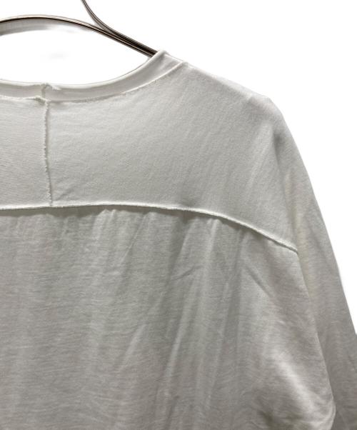 tamaki niime（タマキ ニイメ）tamaki niime (タマキ ニイメ) くる カットソー ホワイト サイズ:FREEの古着・服飾アイテム