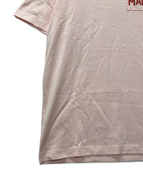 MARNI（マルニ）MARNI (マルニ) パッチワーク ロゴTシャツ ピンク サイズ:46の古着・服飾アイテム