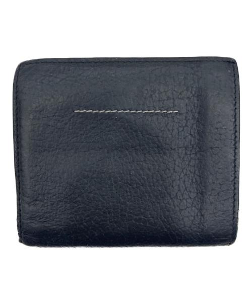 MM6 Maison Margiela（エムエムシックスメゾンマルジェラ）MM6 Maison Margiela (エムエムシックスメゾンマルジェラ) 2つ折り財布 ブラックの古着・服飾アイテム