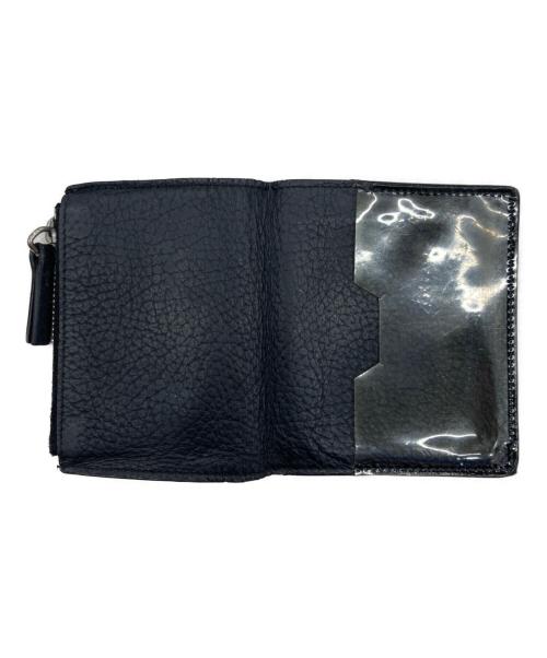 MM6 Maison Margiela（エムエムシックスメゾンマルジェラ）MM6 Maison Margiela (エムエムシックスメゾンマルジェラ) 2つ折り財布 ブラックの古着・服飾アイテム