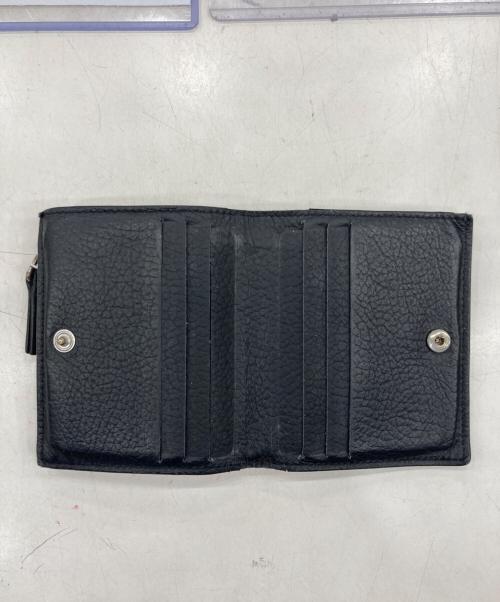 MM6 Maison Margiela（エムエムシックスメゾンマルジェラ）MM6 Maison Margiela (エムエムシックスメゾンマルジェラ) 2つ折り財布 ブラックの古着・服飾アイテム