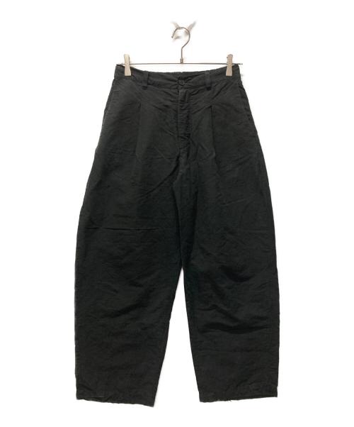 nest Robe（ネストローブ）nest Robe (ネストローブ) リネン混パンツ ブラック サイズ:FREEの古着・服飾アイテム