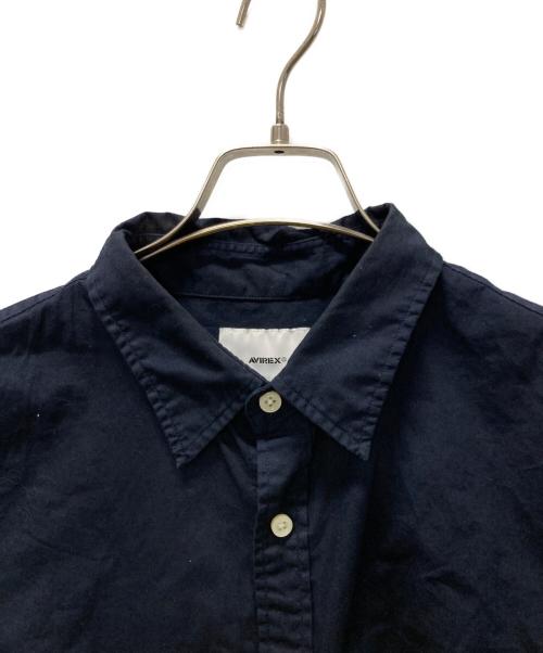 AVIREX（アヴィレックス）AVIREX (アヴィレックス) BASIC BROAD L/S SHIRT ネイビー サイズ:2XL 未使用品の古着・服飾アイテム
