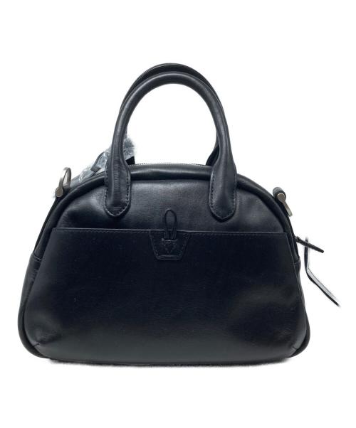 AVIREX（アヴィレックス）AVIREX (アヴィレックス) VARSITY LEATHER MINI-BOSTON BAG ブラック 未使用品の古着・服飾アイテム