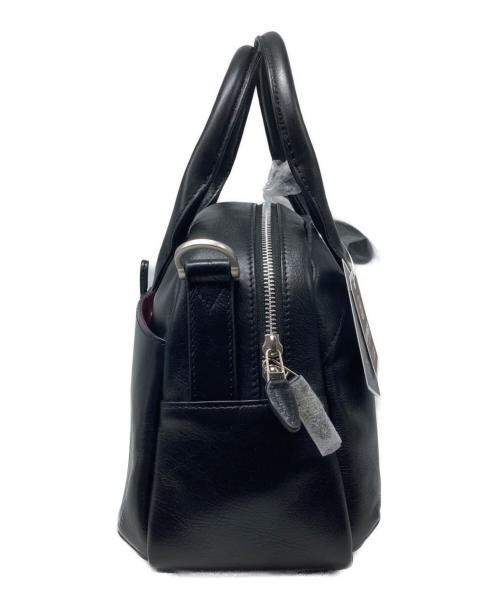 AVIREX（アヴィレックス）AVIREX (アヴィレックス) VARSITY LEATHER MINI-BOSTON BAG ブラック 未使用品の古着・服飾アイテム