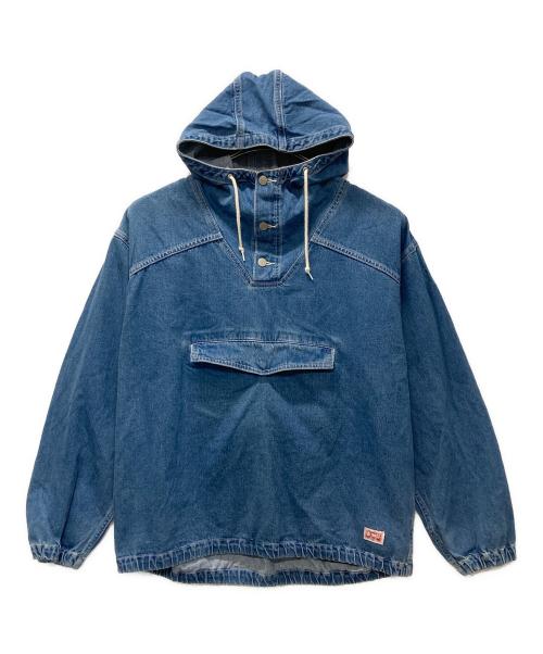 X-LARGE（エクストララージ）X-LARGE (エクストララージ) DENIM ANORAK JACKET インディゴ サイズ:XLの古着・服飾アイテム