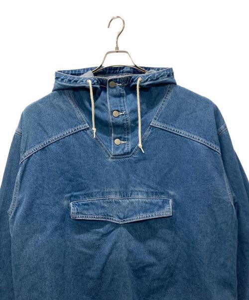 X-LARGE（エクストララージ）X-LARGE (エクストララージ) DENIM ANORAK JACKET インディゴ サイズ:XLの古着・服飾アイテム