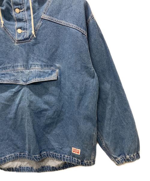 X-LARGE（エクストララージ）X-LARGE (エクストララージ) DENIM ANORAK JACKET インディゴ サイズ:XLの古着・服飾アイテム