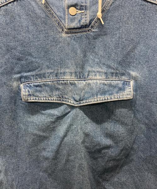 X-LARGE（エクストララージ）X-LARGE (エクストララージ) DENIM ANORAK JACKET インディゴ サイズ:XLの古着・服飾アイテム