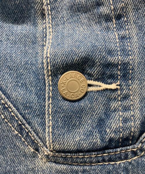 X-LARGE（エクストララージ）X-LARGE (エクストララージ) DENIM ANORAK JACKET インディゴ サイズ:XLの古着・服飾アイテム