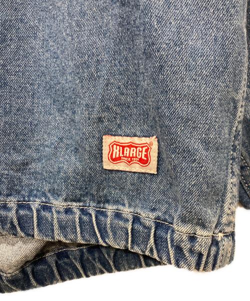 X-LARGE（エクストララージ）X-LARGE (エクストララージ) DENIM ANORAK JACKET インディゴ サイズ:XLの古着・服飾アイテム