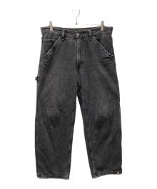 LEVI'S（リーバイス）の古着「デニムペインターパンツ」｜ブラック