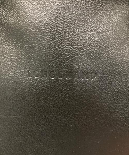 LONGCHAMP（ロンシャン）LONGCHAMP (ロンシャン) KATE MOSS (ケイト モス) レザートートバッグ ブラックの古着・服飾アイテム