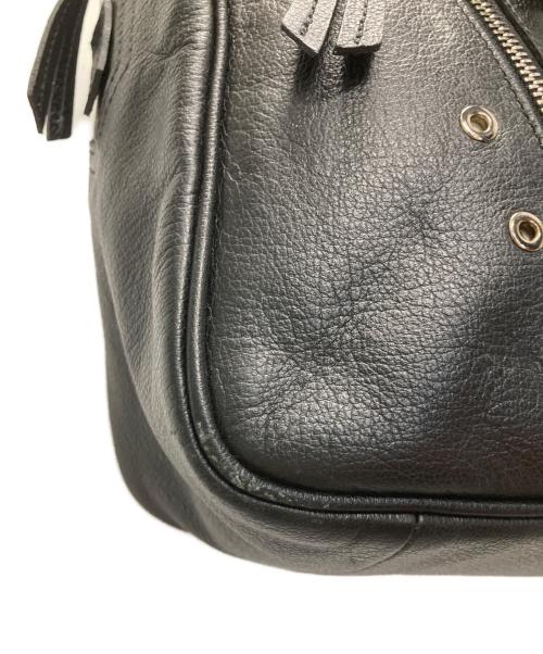 LONGCHAMP（ロンシャン）LONGCHAMP (ロンシャン) KATE MOSS (ケイト モス) レザートートバッグ ブラックの古着・服飾アイテム