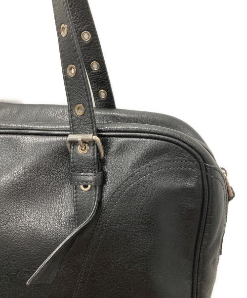 LONGCHAMP（ロンシャン）LONGCHAMP (ロンシャン) KATE MOSS (ケイト モス) レザートートバッグ ブラックの古着・服飾アイテム