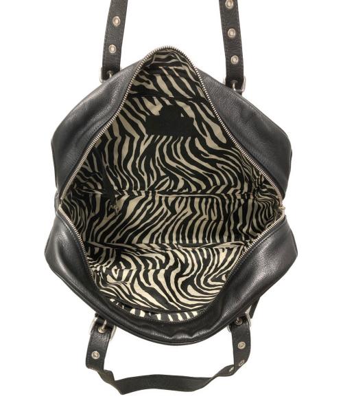 LONGCHAMP（ロンシャン）LONGCHAMP (ロンシャン) KATE MOSS (ケイト モス) レザートートバッグ ブラックの古着・服飾アイテム