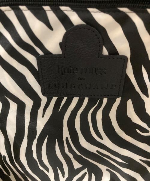 LONGCHAMP（ロンシャン）LONGCHAMP (ロンシャン) KATE MOSS (ケイト モス) レザートートバッグ ブラックの古着・服飾アイテム